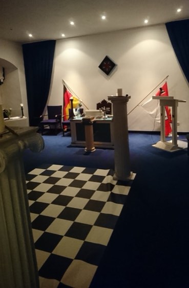 Aufnahme aus dem Leben der Loge