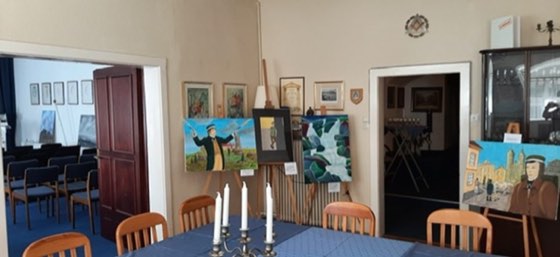 Aufnahme aus dem Leben der Loge