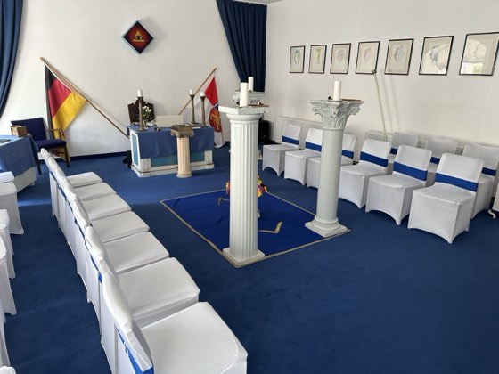 Aufnahme aus dem Leben der Loge